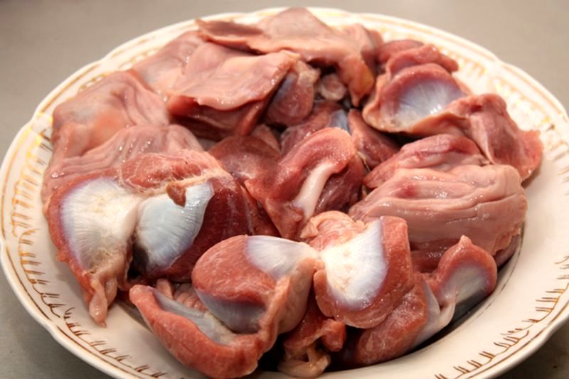 Польза и вред куриных желудков, их состав и как выглядят желудки кур