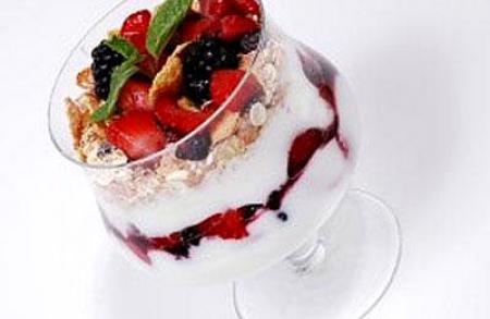 Десерт с йогуртом